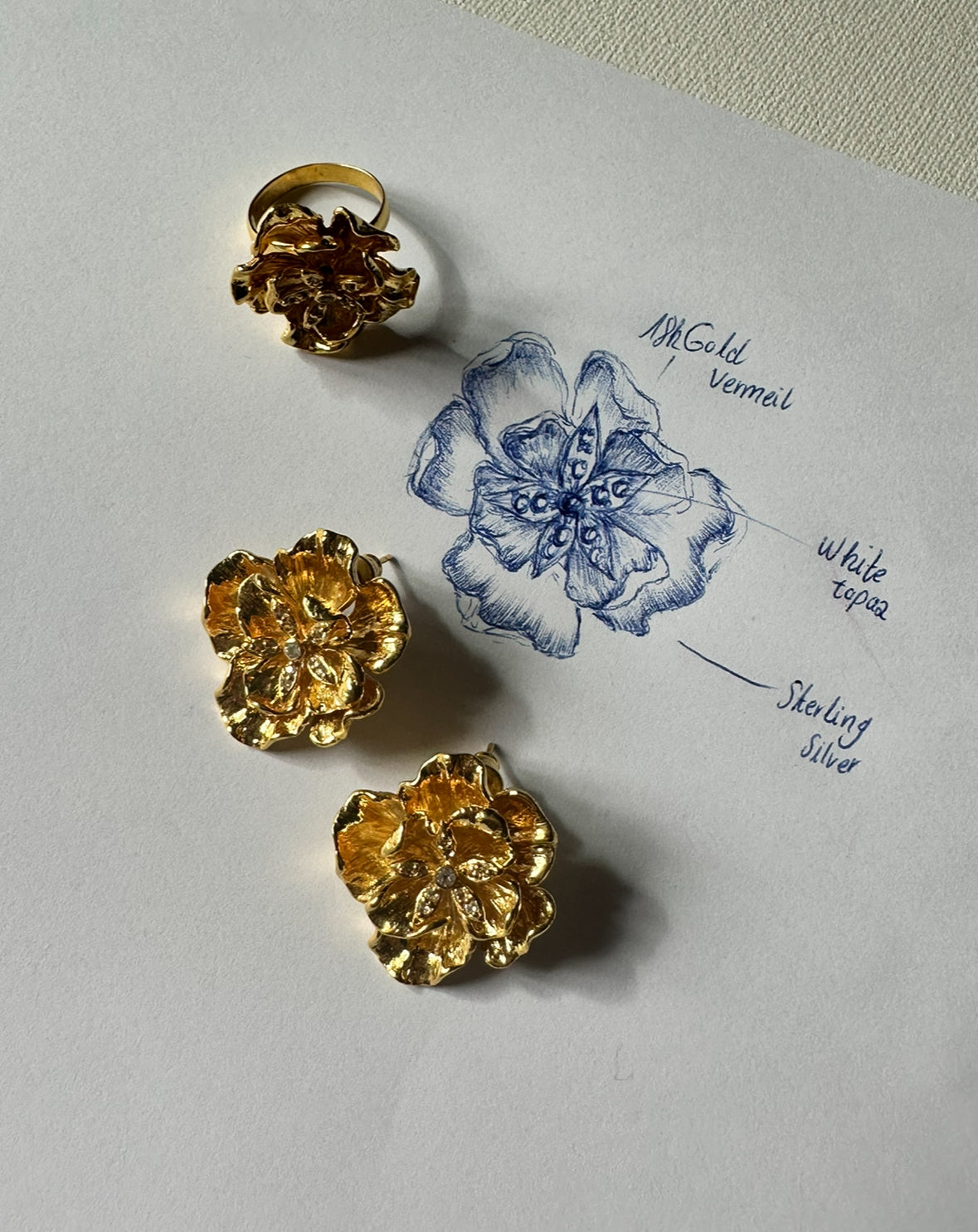 FLORA GOLD RING (own design)