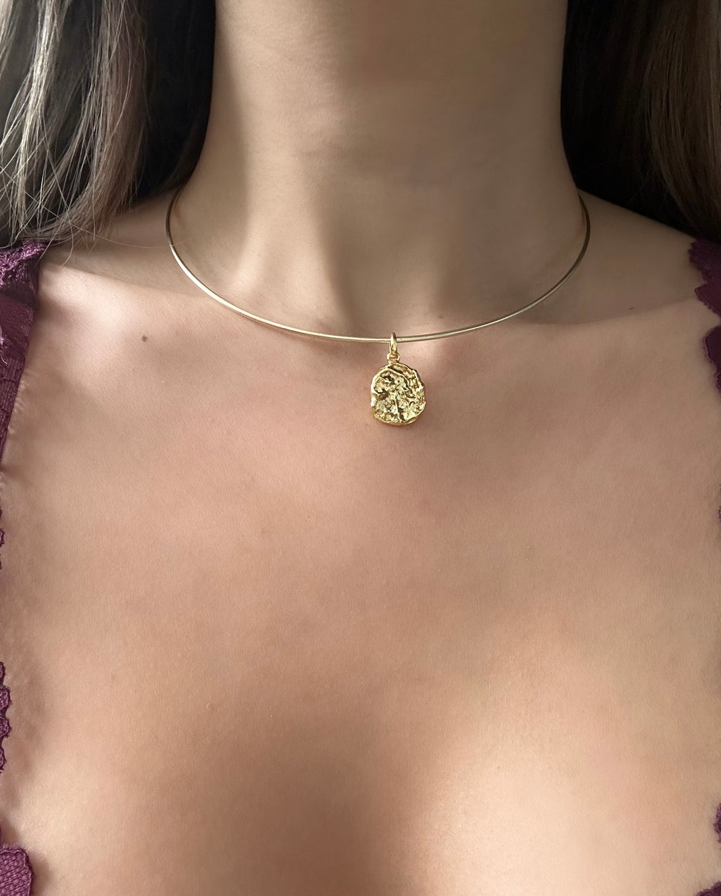 MAGNETIC AURA COLLAR - 18k GOLD VERMEIL