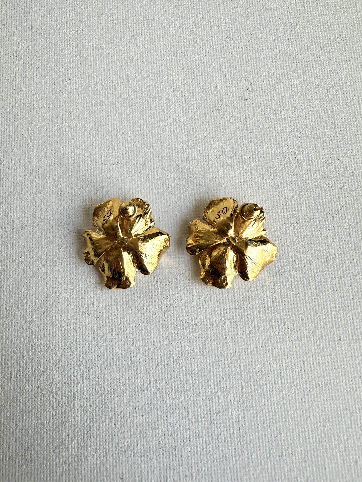 FLORA EARRINGS GOLD VERMEIL (own design)