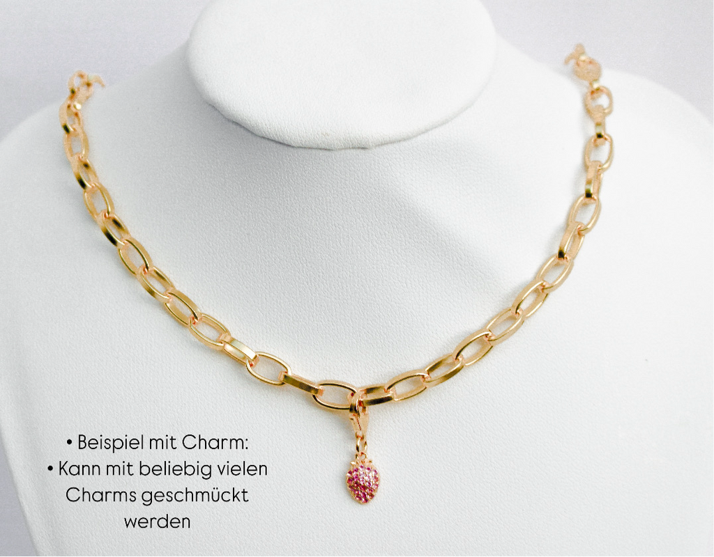 CHARM NECKLACE - 18k GOLD VERMEIL