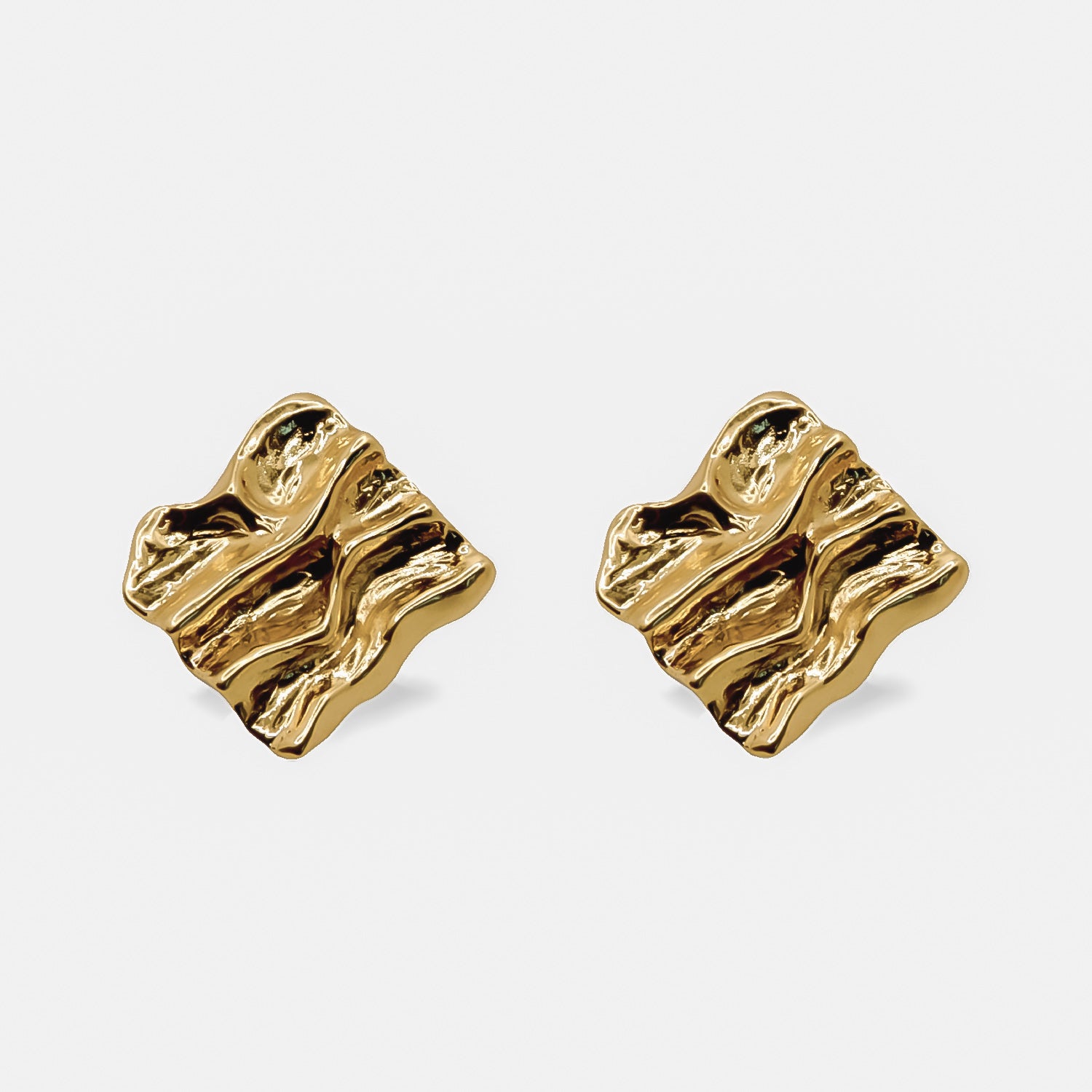 SCULPTURA EARRINGS - 18k GOLD VERMEIL