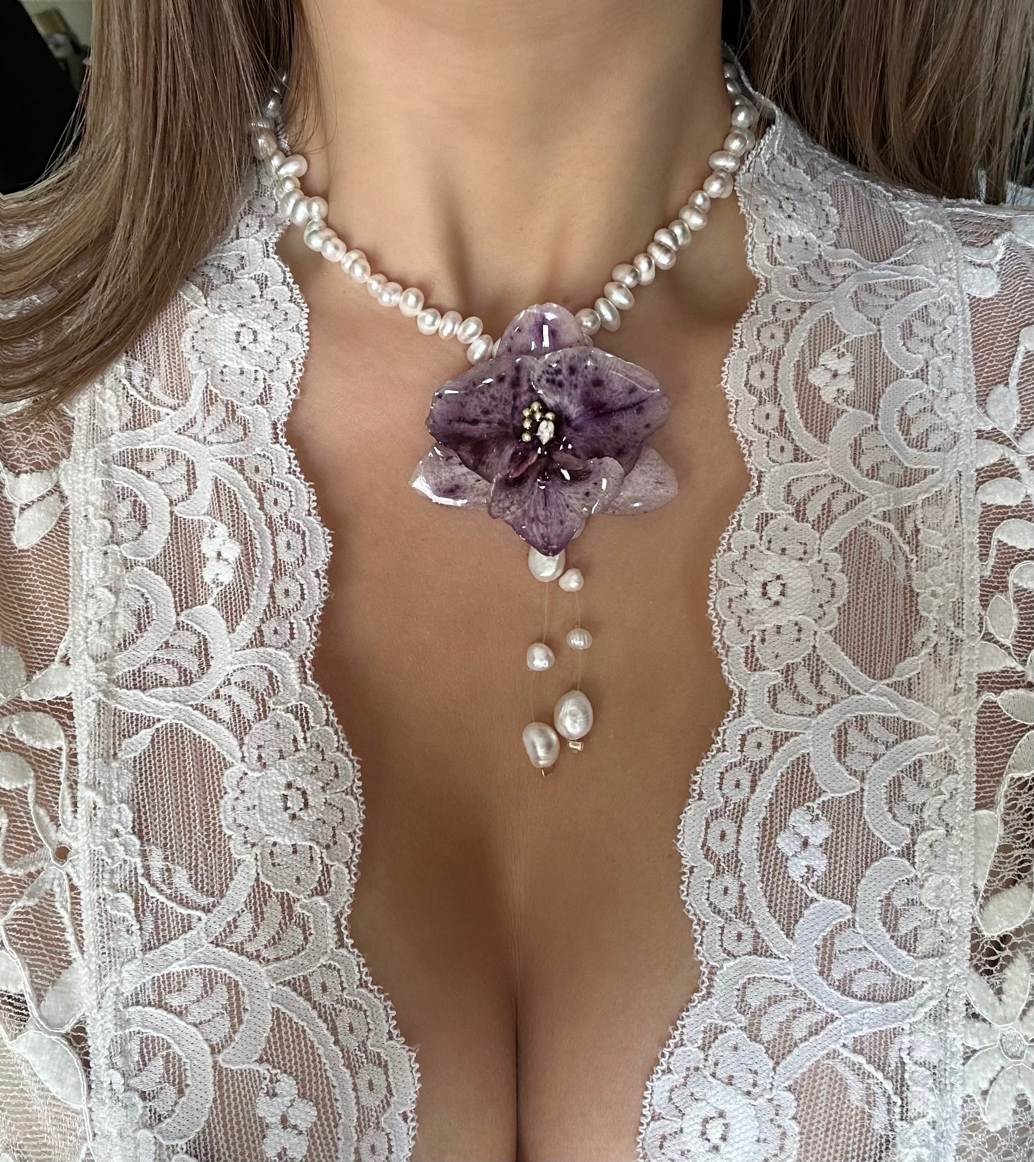 ELOISE ORCHID - FRESH WATER PEARLS (RESTOCK)