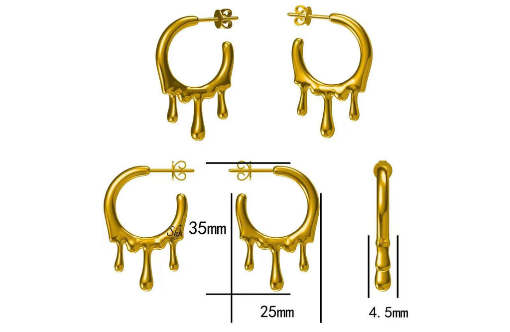 LIQUID MUSE EARRINGS - OWN DESIGN