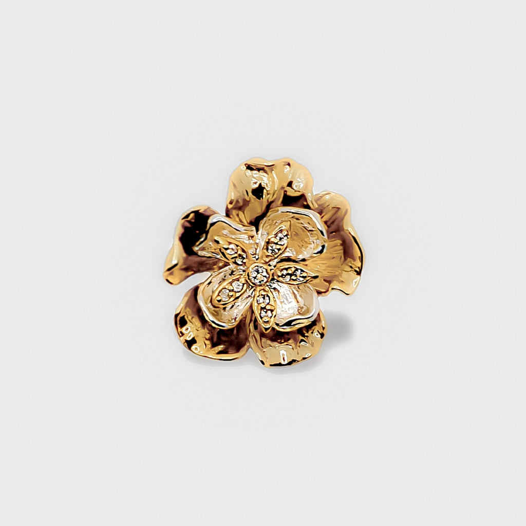 FLORA CHARM BICOLOR - 18k GOLD VERMEIL