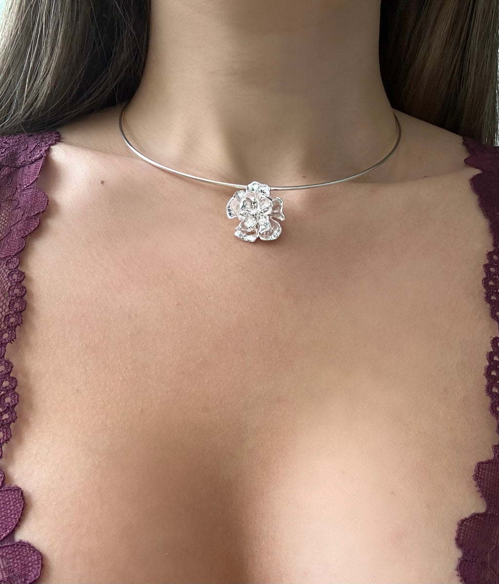 FLORA CHARM - 925 STERLING SILVER