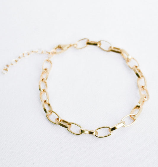 CHARM BRACELET 750er GOLD VERMEIL