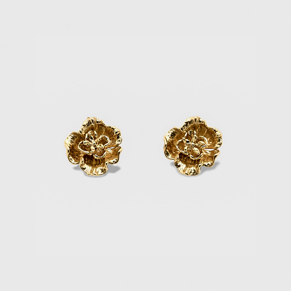 FLORA MINI EARRINGS - 18k GOLD VERMEIL