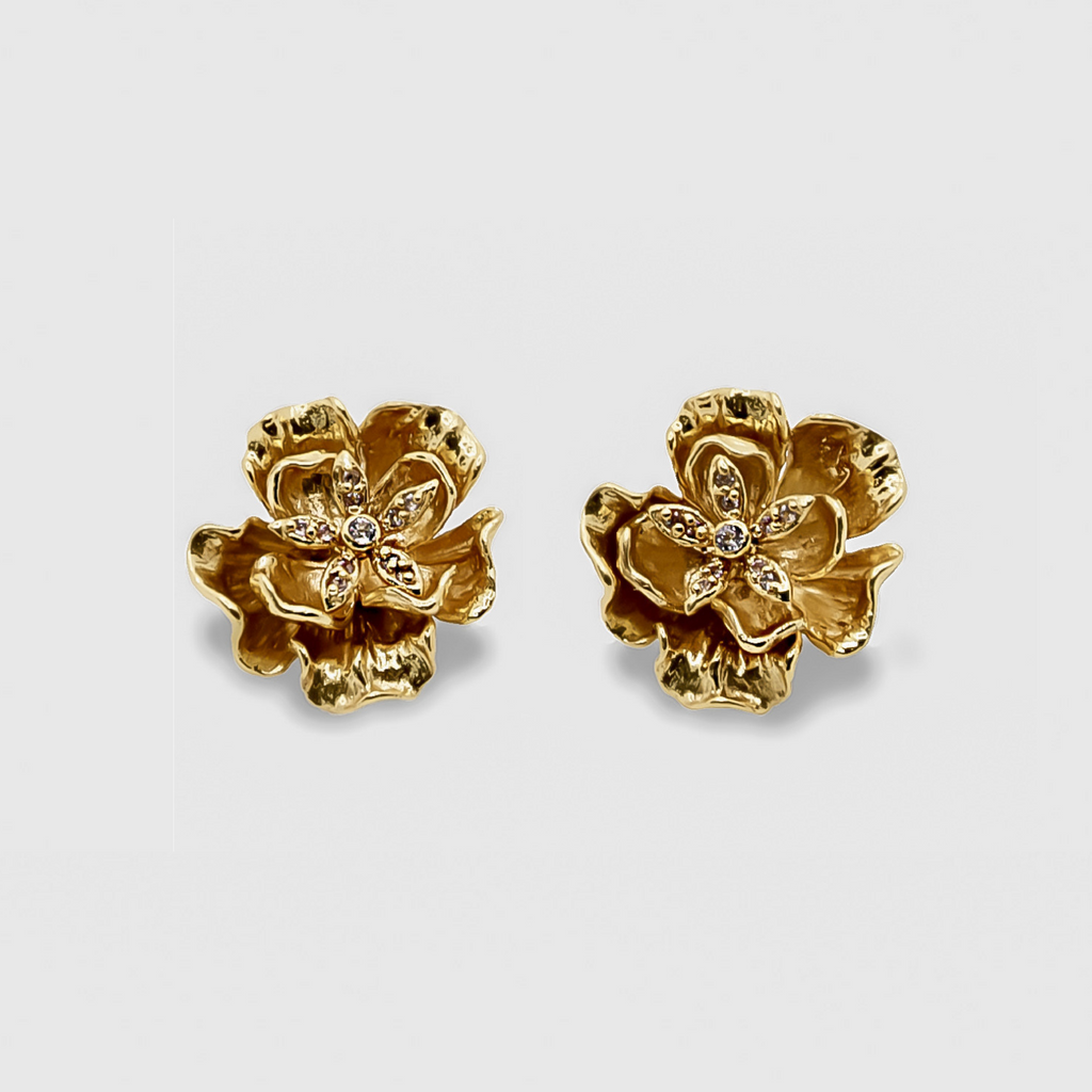 FLORA EARRINGS - 18k GOLD VERMEIL