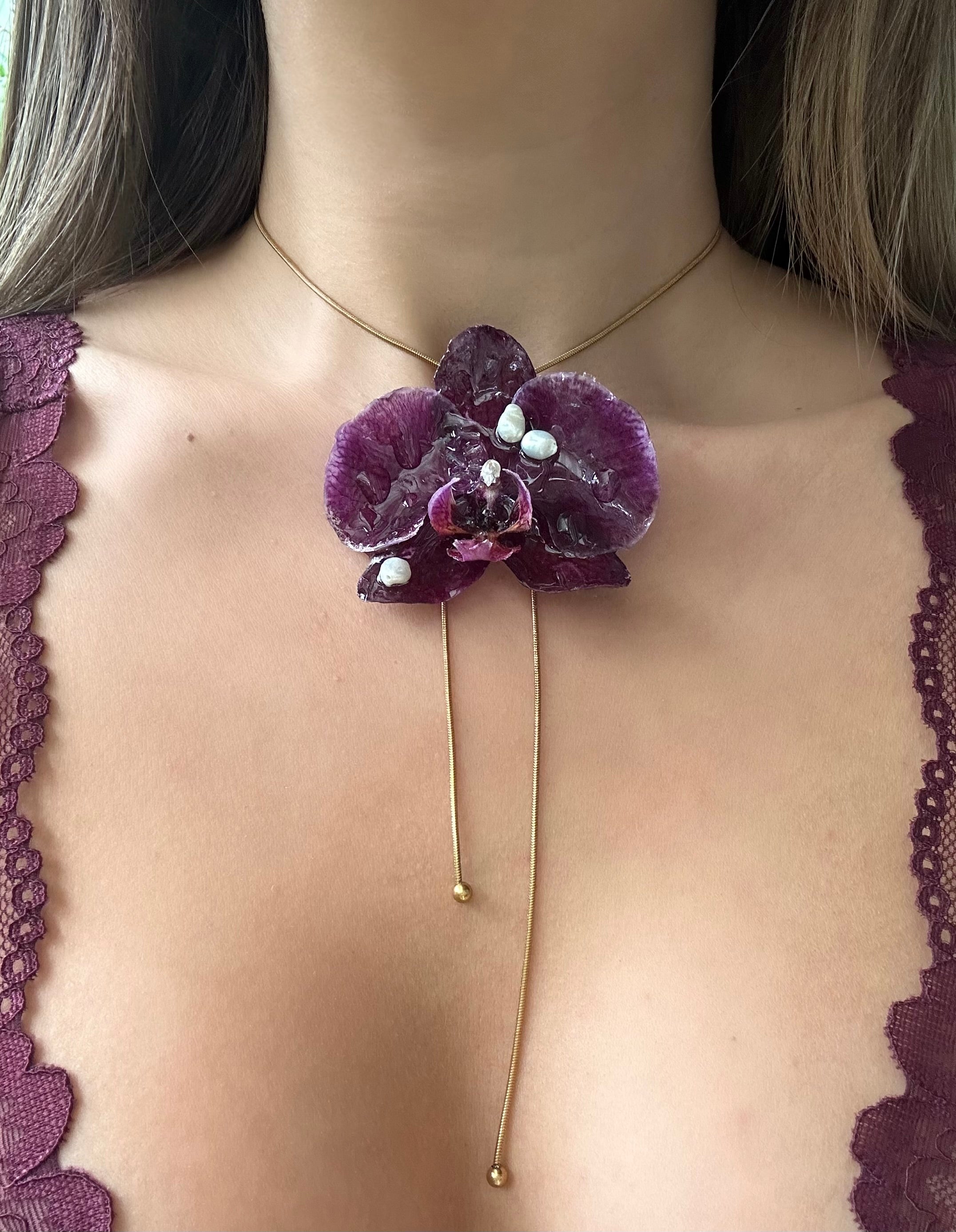 AMETHYST ORCHID - HANDMADE