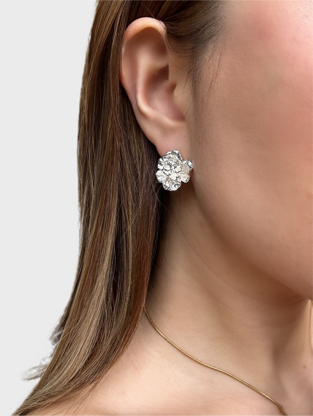 FLORA MINI EARRINGS - 925 STERLING SILVER