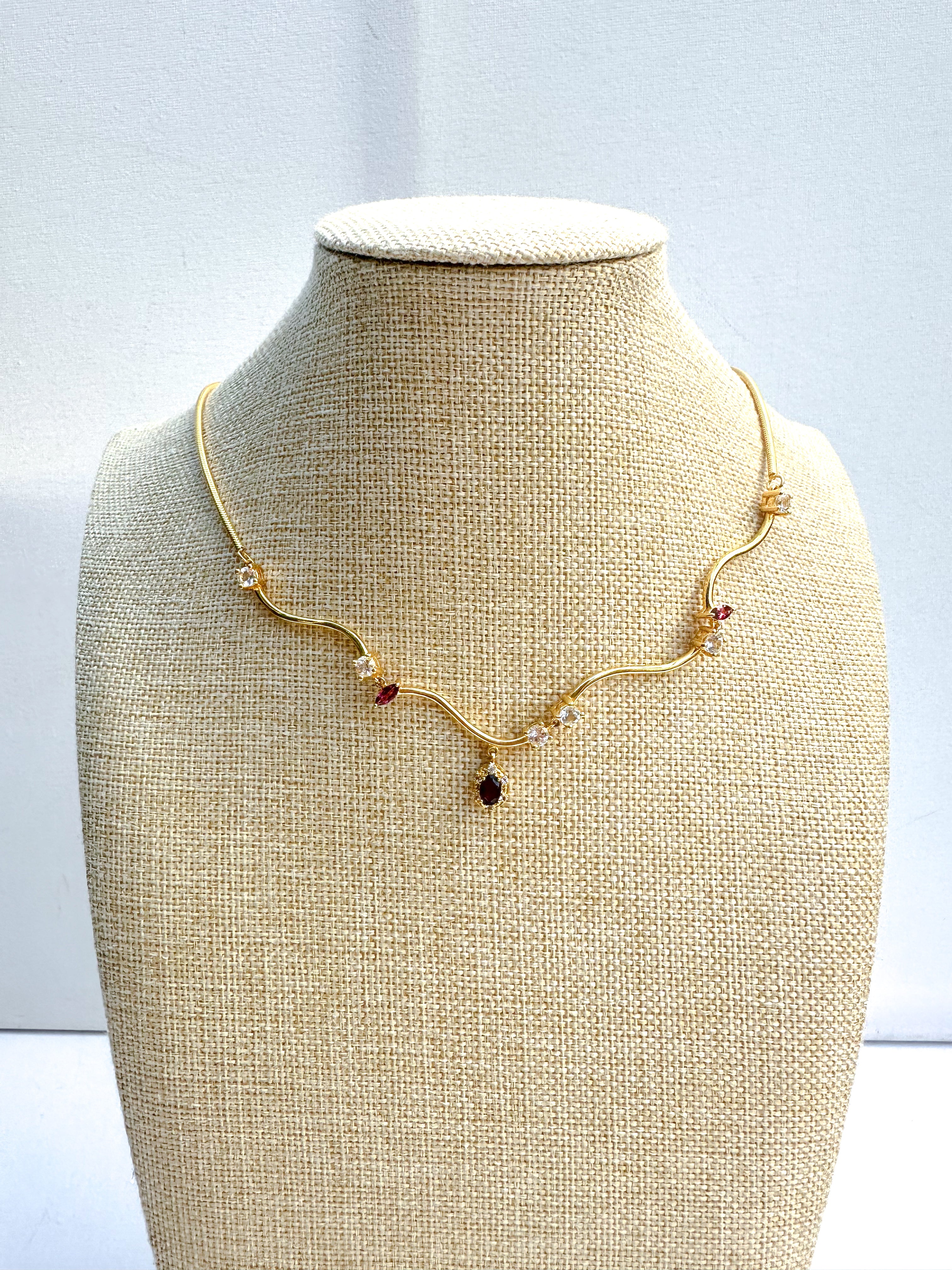ESTELLE NECKLACE - 18k GOLD VERMEIL